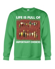 Fishing - Life Is Full Of Important Choices Crewneck Sweatshirt tile