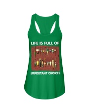 Fishing - Life Is Full Of Important Choices Ladies Flowy Tank tile