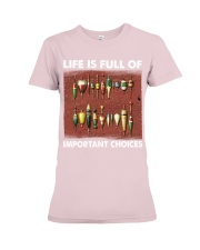 Fishing - Life Is Full Of Important Choices Premium Fit Ladies Tee tile