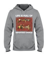 Fishing - Life Is Full Of Important Choices Hooded Sweatshirt tile
