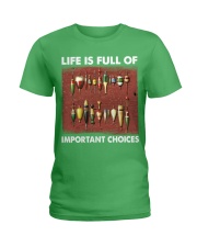 Fishing - Life Is Full Of Important Choices Ladies T-Shirt tile