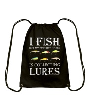 Fishing - I Fish But My Favorite Hobby Is Collecting Lures Drawstring Bag tile
