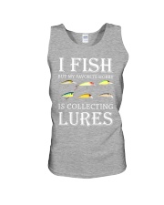 Fishing - I Fish But My Favorite Hobby Is Collecting Lures Unisex Tank tile