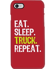 Truckers Eat Sleep Truck Repeat Phone Case tile