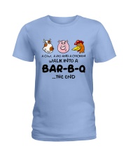 Walk into a Bar-B-Q VD14 Ladies T-Shirt thumbnail
