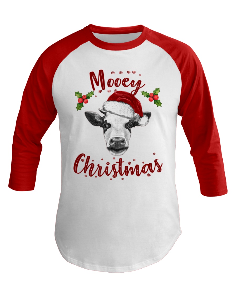 Mooey Christmas HN57 Baseball Tee