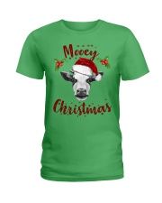 Mooey Christmas HN57 Ladies T-Shirt thumbnail