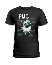 Anatomy Of A Pug TT99 Ladies T-Shirt thumbnail