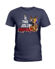 Is this jolly enough German Shepherd VD14 Ladies T-Shirt thumbnail