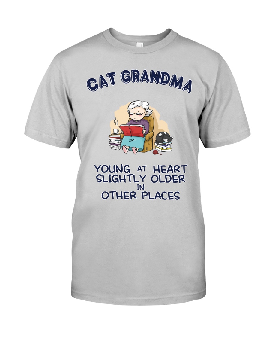 Cat Grandma Young At Heart NT29 Classic T-Shirt