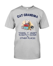 Cat Grandma Young At Heart NT29 Classic T-Shirt front