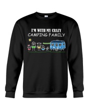 I'm With My Crazy Camping Family VD14 Crewneck Sweatshirt thumbnail