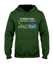 I'm With My Crazy Camping Family VD14 Hooded Sweatshirt thumbnail