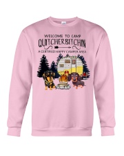 Welcome to Camp Quitcherbitchin VD14 Crewneck Sweatshirt thumbnail