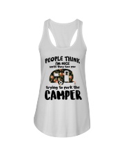 People Think I'm Nice Camping TN29 Ladies Flowy Tank thumbnail