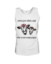 When We Were Working Heifers LU88 Unisex Tank thumbnail
