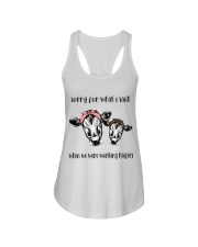 When We Were Working Heifers LU88 Ladies Flowy Tank thumbnail