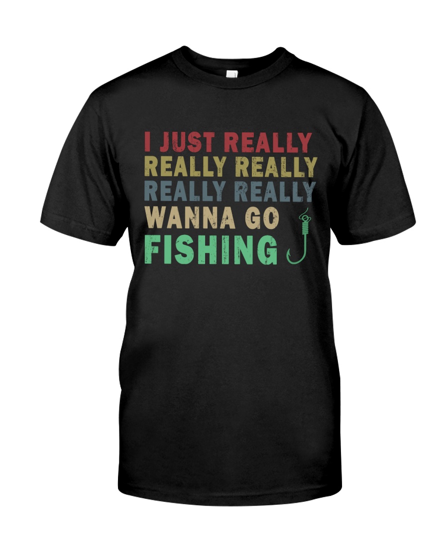 Wanna go fishing QQ26 Classic T-Shirt