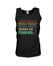 Wanna go fishing QQ26 Unisex Tank thumbnail