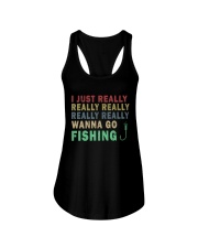 Wanna go fishing QQ26 Ladies Flowy Tank thumbnail