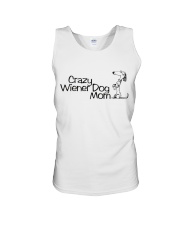 Crazy wiener dog mom EL11 Unisex Tank thumbnail