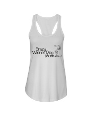 Crazy wiener dog mom EL11 Ladies Flowy Tank thumbnail