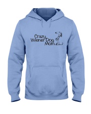 Crazy wiener dog mom EL11 Hooded Sweatshirt thumbnail