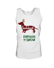 Dachshund Through The Snow HT10 Unisex Tank thumbnail