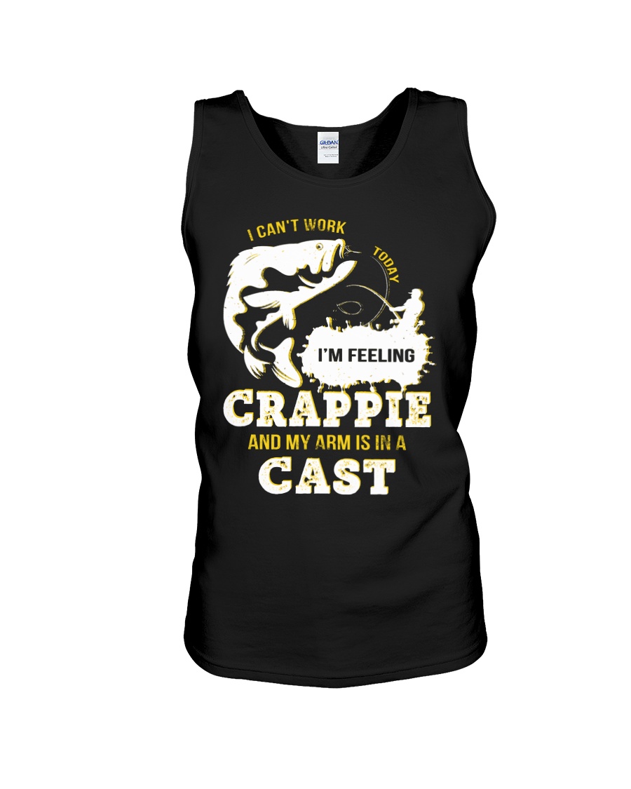 I can't work today my arm is in a cast NO96 Unisex Tank