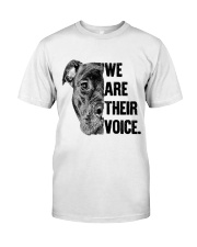 We are their voice TM99 Classic T-Shirt front