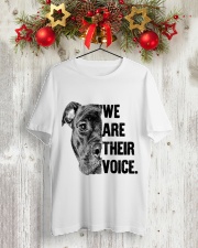 We are their voice TM99 Classic T-Shirt lifestyle-holiday-crewneck-front-2