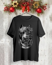 Love more than himself TM99 Classic T-Shirt lifestyle-holiday-crewneck-front-2