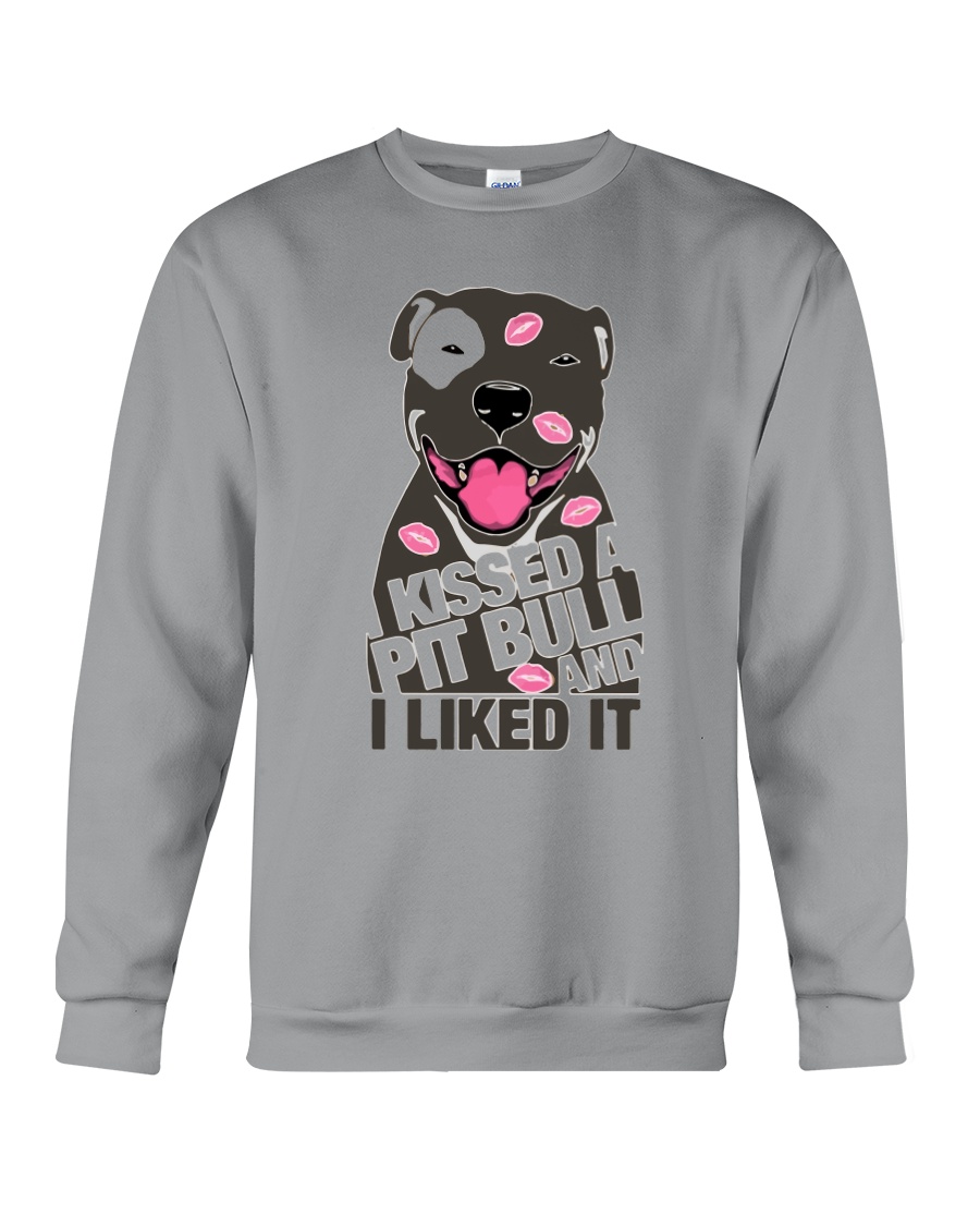 Kiss a pitbull TM99 Crewneck Sweatshirt