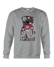 Kiss a pitbull TM99 Crewneck Sweatshirt thumbnail