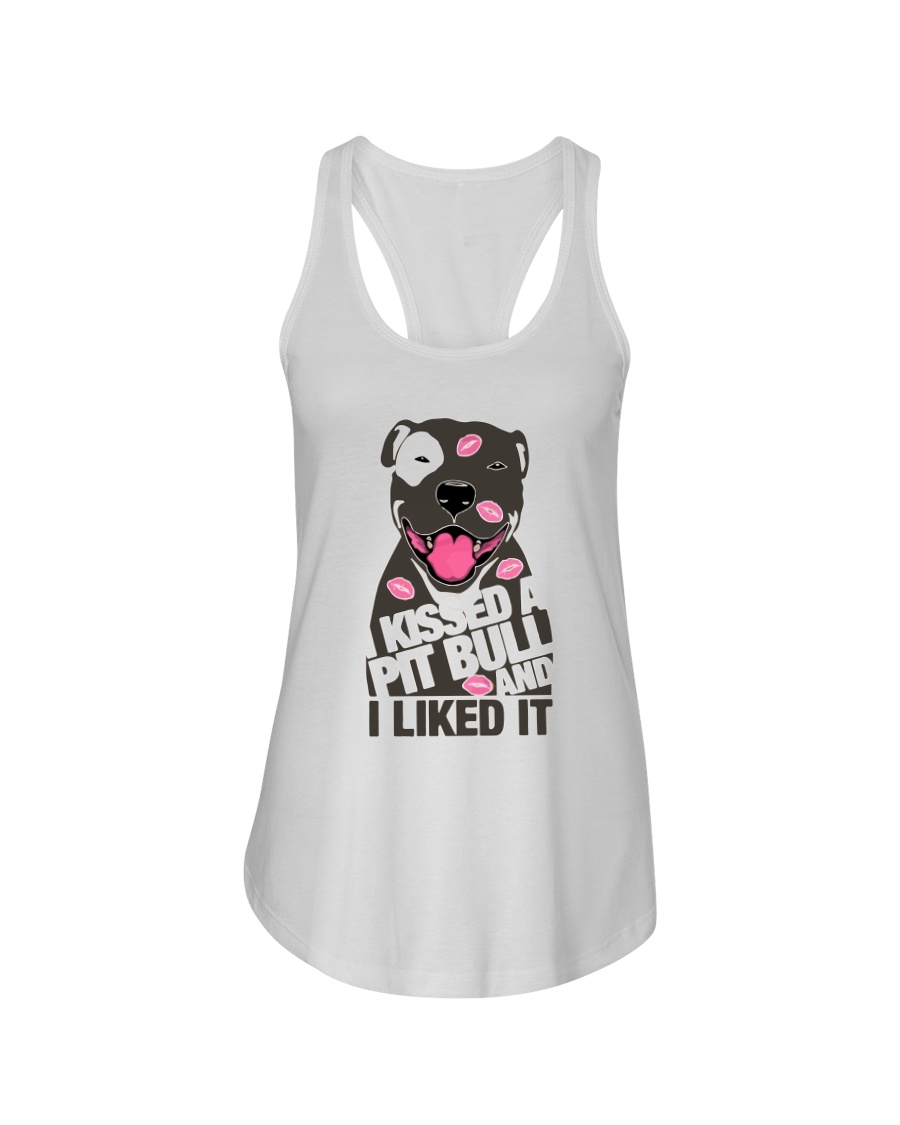 Kiss a pitbull TM99 Ladies Flowy Tank