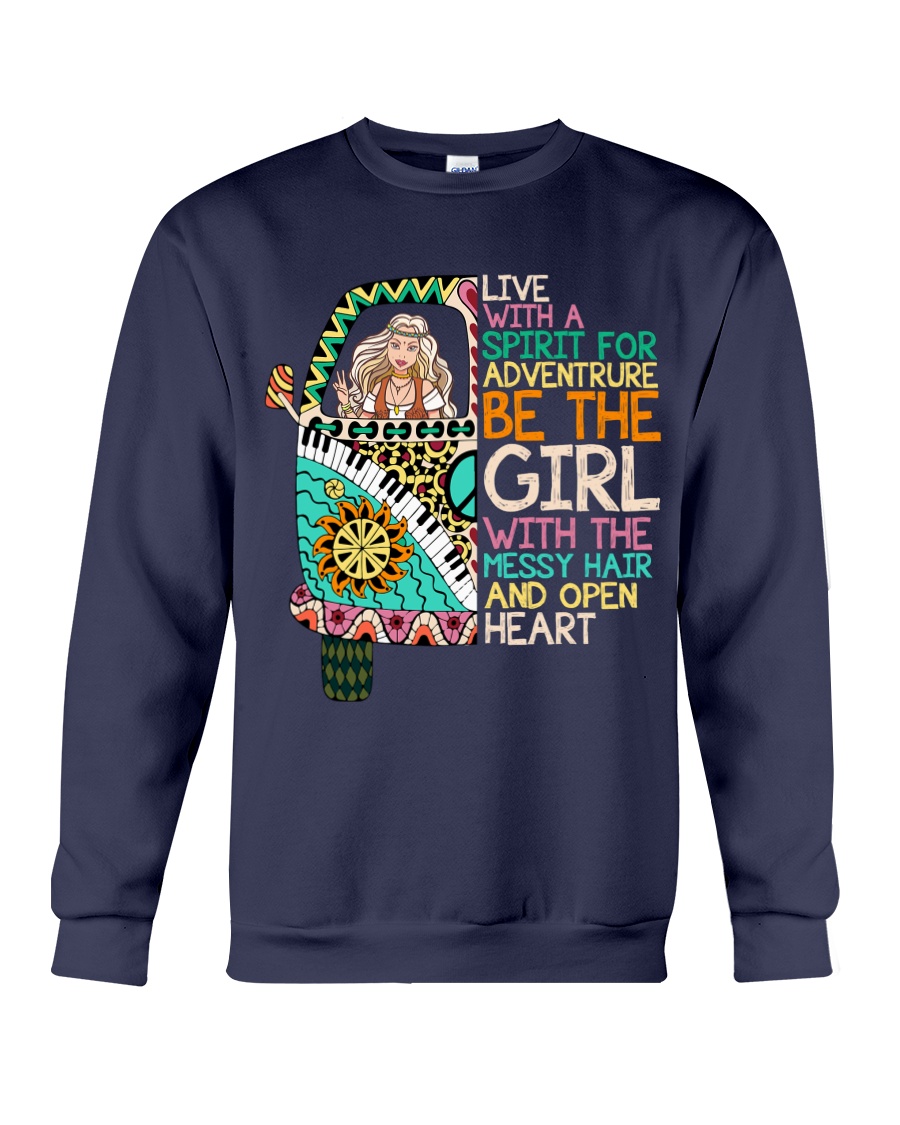 Hippie Girl NO96 Crewneck Sweatshirt