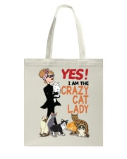 I'm The Crazy Cat Lady HT10 Tote Bag thumbnail