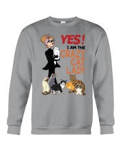 I'm The Crazy Cat Lady HT10 Crewneck Sweatshirt thumbnail