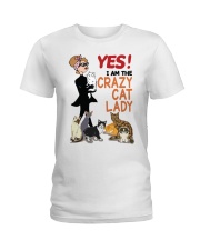 I'm The Crazy Cat Lady HT10 Ladies T-Shirt front