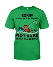 Not sure when I'll come back HV9 Classic T-Shirt front