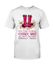 Rubber Boots Go With Anything AY81 Classic T-Shirt thumbnail