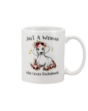 Just a woman who loves dachshunds EL11 Mug thumbnail