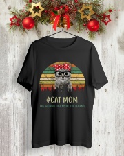 Cat Mom TM99 Classic T-Shirt lifestyle-holiday-crewneck-front-2