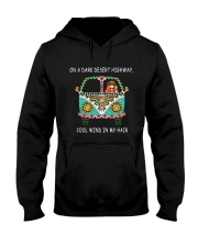 On a dark desert highway QQ26 Hooded Sweatshirt thumbnail