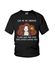 Snoopy - Give me the strength Youth T-Shirt thumbnail
