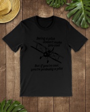 Being A Pilot doesn't make you cool Classic T-Shirt lifestyle-mens-crewneck-front-18