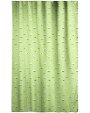 Wild Flower and Green Grass Pattern Window Curtain - Blackout front