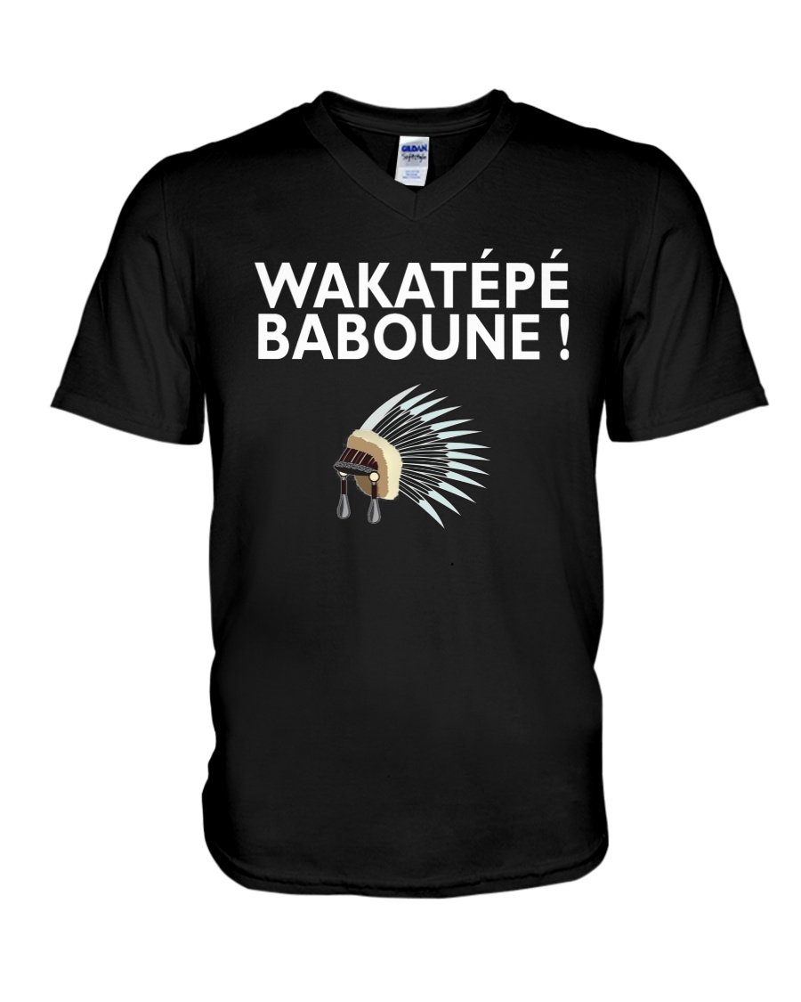 Wakatepe baboune V-Neck T-Shirt