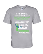 Neurofibromatosis Warrior V-Neck T-Shirt thumbnail