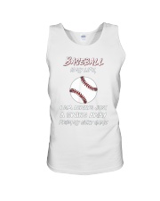 baseball is my life Unisex Tank tile